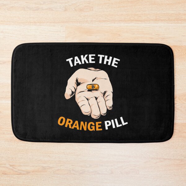 Item preview, Take The Orange Pill I Crypto Bitcoin designed and sold by Amazing Designs.