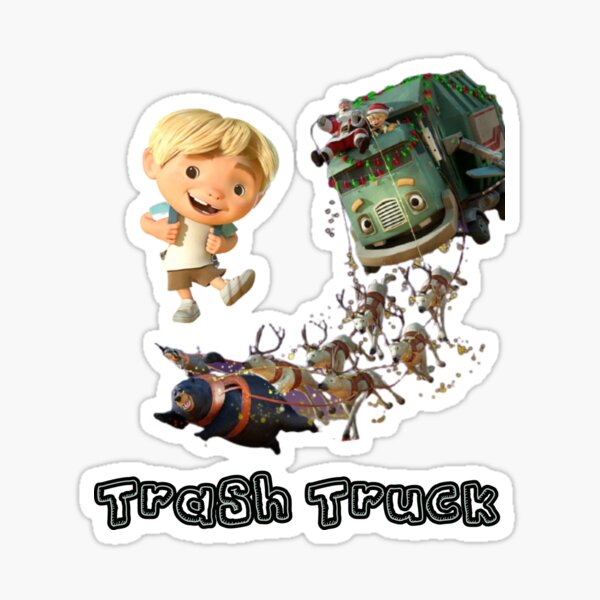 trash-truck-netflix-holiday-movie-sticker-for-sale-by-hr29-redbubble