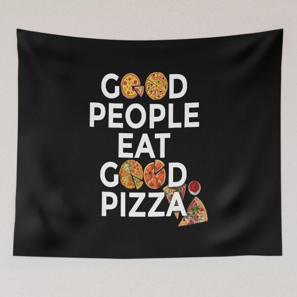 Item preview, Good People Eat Good Pizza designed and sold by Marwad Haveli.