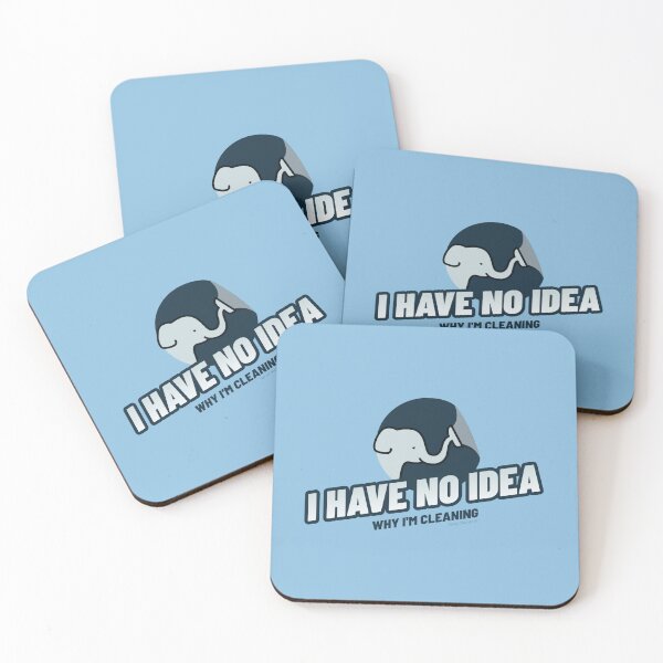 Item preview, I Have No Idea Why I'm Cleaning Funny Elephant Squeegee designed and sold by SavvyCleaner.