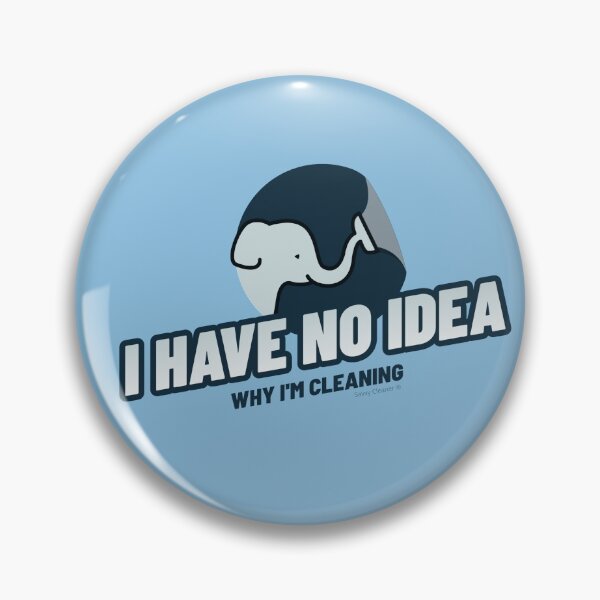 Item preview, I Have No Idea Why I'm Cleaning Funny Elephant Squeegee designed and sold by SavvyCleaner.