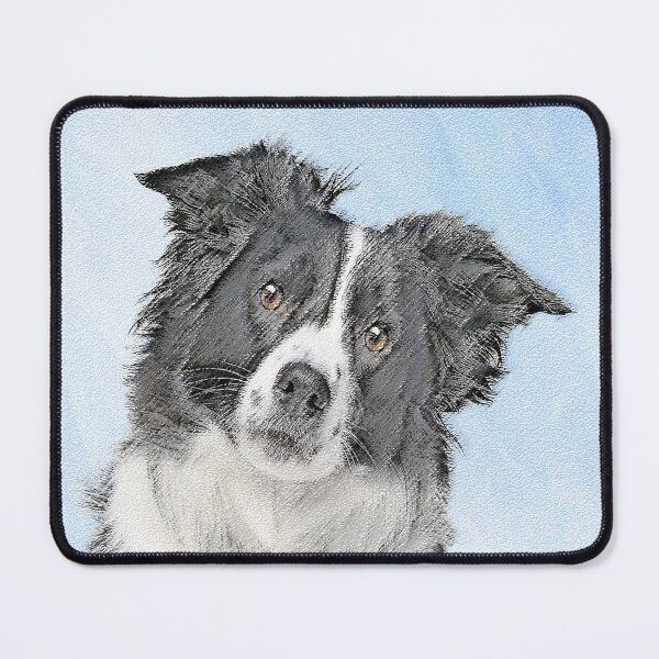 Item preview, Border Collie Painting - Cute Original Dog Art designed and sold by alpendesigns.