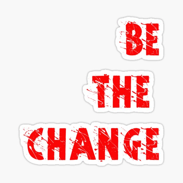 Item preview, Be the change designed and sold by KutiekBoutique.