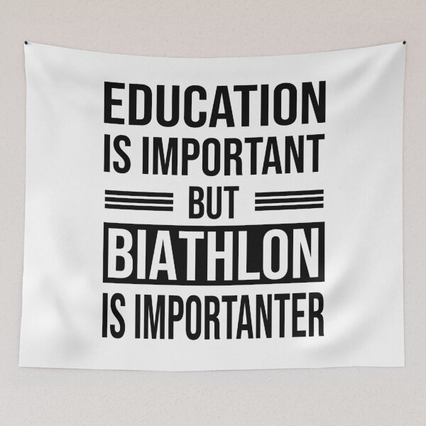 Item preview, Education Is Important But BIATHLON Is Importanter - Funny BIATHLON designed and sold by YukiShop.