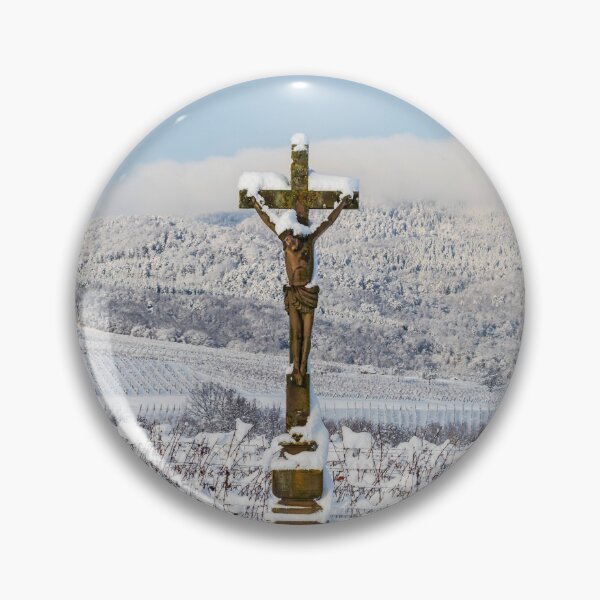 Item preview, Alsace vineyards under heavy snow on a sunny winter day. Details and top view. designed and sold by Alexander Sorokopud.