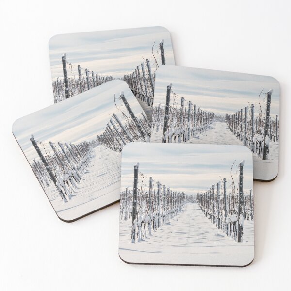 Item preview, Alsace vineyards under heavy snow on a sunny winter day. Details and top view. designed and sold by Alexander Sorokopud.
