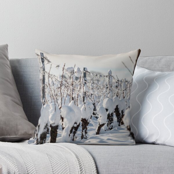 Item preview, Alsace vineyards under heavy snow on a sunny winter day. Details and top view. designed and sold by Alexander Sorokopud.