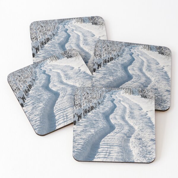 Item preview, Snowy road in the fields of Alsace. Sunny winter day. designed and sold by Alexander Sorokopud.