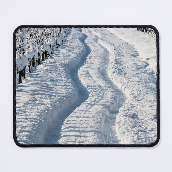 Item preview, Snowy road in the fields of Alsace. Sunny winter day. designed and sold by Alexander Sorokopud.