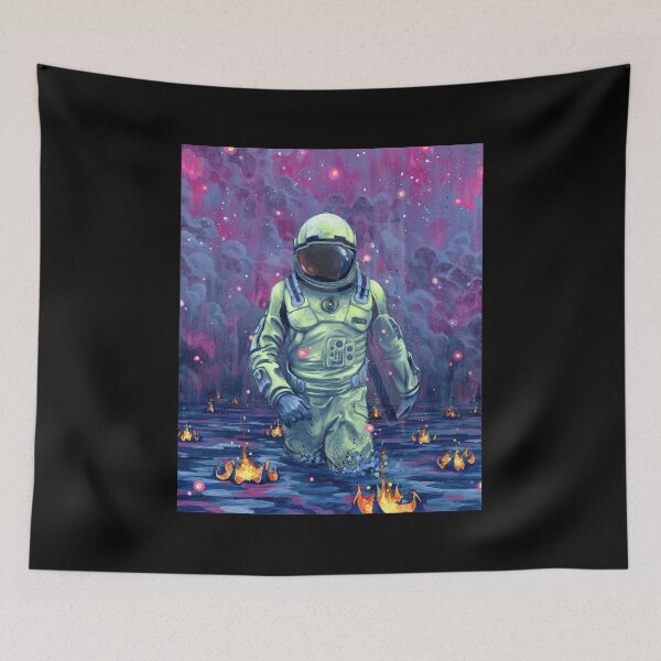 Item preview, Spaceman Art Tapestry designed and sold by shopKKK.
