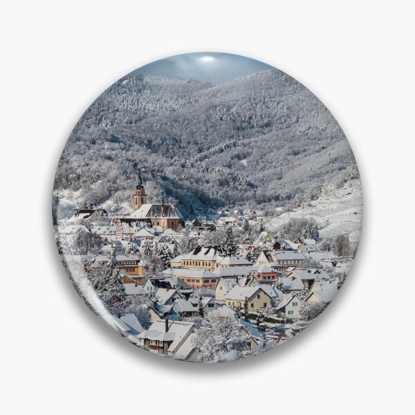 Item preview, Winter's Tale. Snow-covered clean light landscape of Alsace. designed and sold by Alexander Sorokopud.
