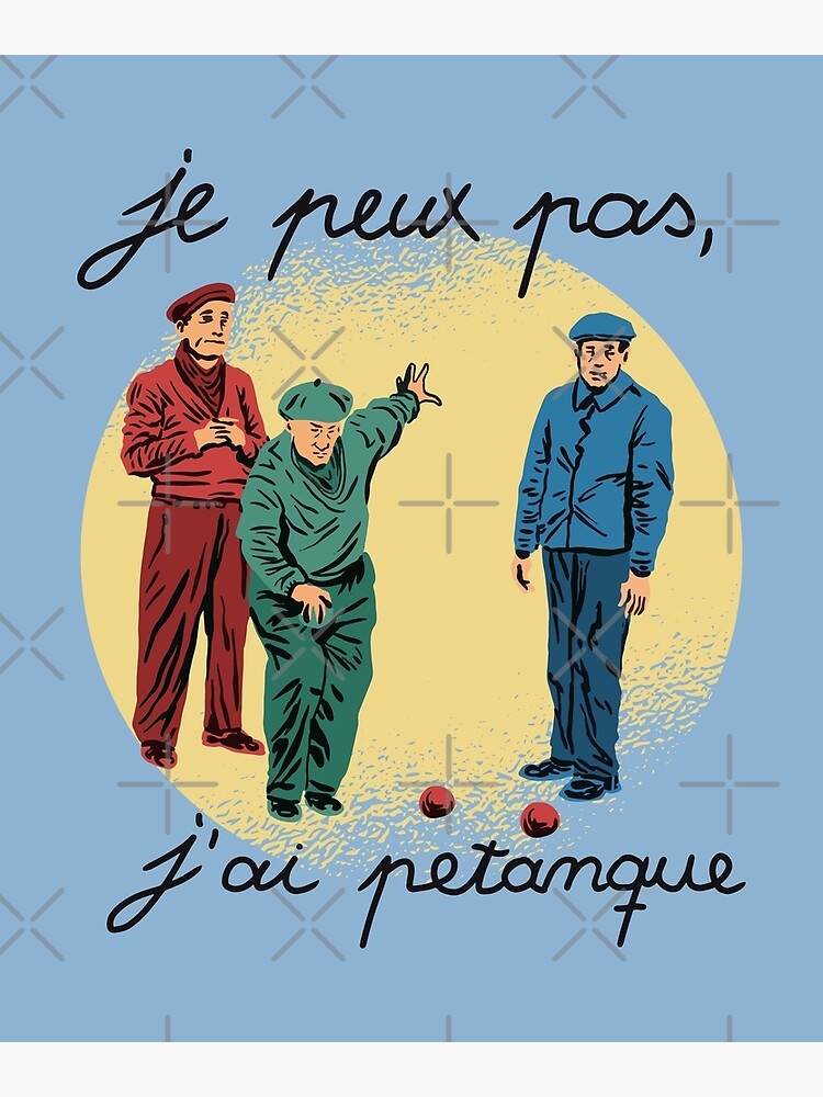 Petanque Player Gift, Funny Petanque Quote | Poster