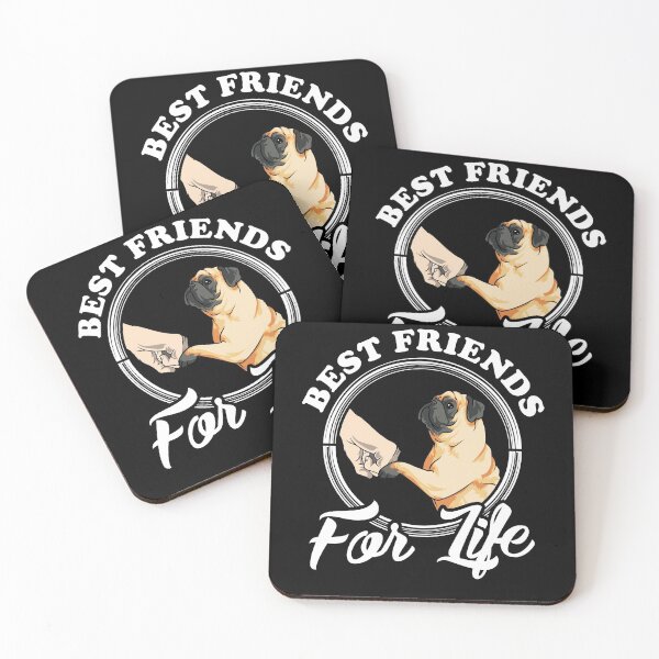 Item preview, Pug Lovers Design "Best Friends For Life" designed and sold by adsman68.