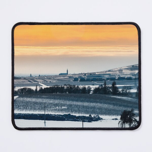 Item preview, Alsace vineyards under heavy snow on a sunny winter day. Details and top view. designed and sold by Alexander Sorokopud.