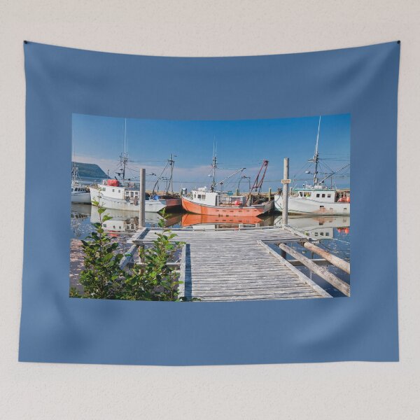 Item preview, Fishing Boats at Advocate Harbour designed and sold by onepony.