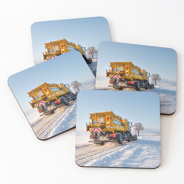 Item preview, A snowblower clears the road in the snowy fields of Alsace. Movement, sun, purity. designed and sold by Alexander Sorokopud.