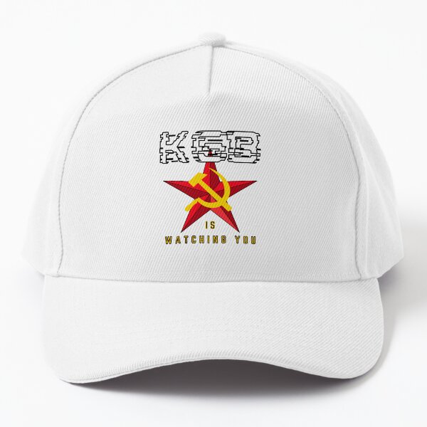 KGB Is Watching You! Soviet Red Star USSR Hummer Sickle Cap