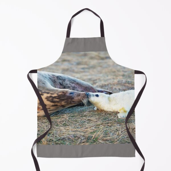 Item preview, Donna Nook Grey Seal Colony Kiss designed and sold by Paul Thompson Photography.