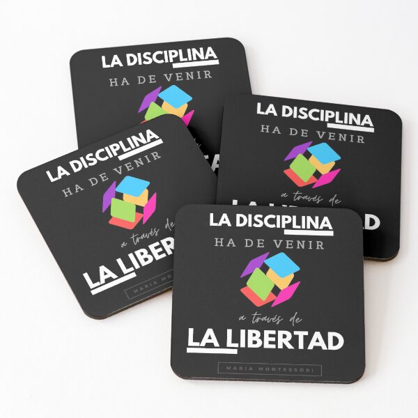 Item preview, MONTESSORI QUOTE LA DISCIPLINA HA DE VENIR A TRAVEZ DE LA LIBERTAD, Quotes By Famous People designed and sold by TeyMank.