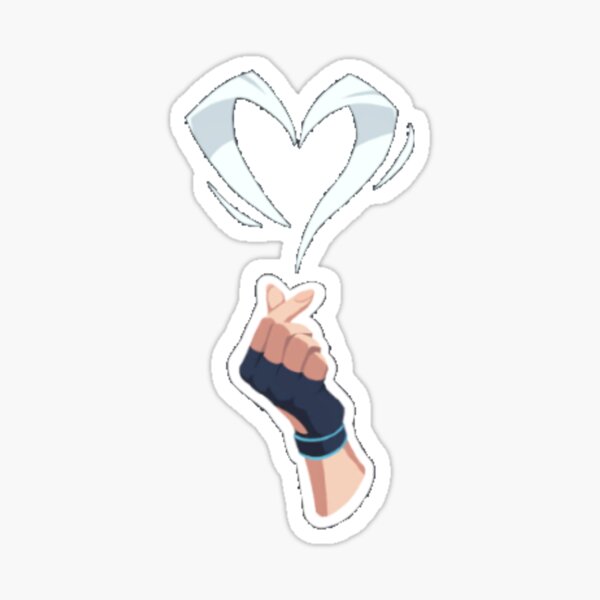 Corazón Emoji Jett Pegatina