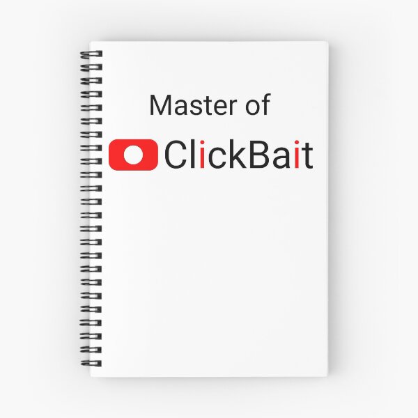 Item preview, Master of ClickBait designed and sold by svanaerschot.