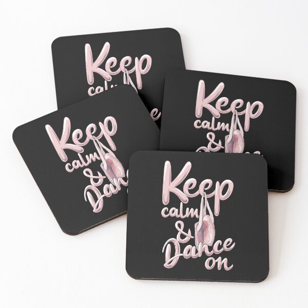 Item preview, Keep Calm and Dance on Ballerina Shoes pink designed and sold by Kalli-design.