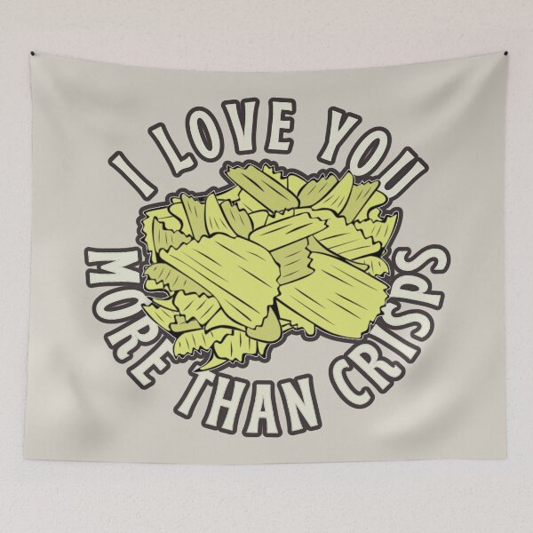 Item preview, I Love You More Than Crisps, Cute Design Perfect For Valentine's Day, Birthday Or Just To Say I Love You designed and sold by TrulyEpoque.