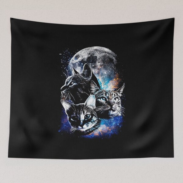Item preview, Space Cat Moon designed and sold by shopKKK.