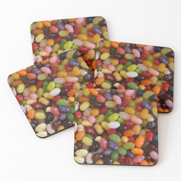 Item preview, Pixelated Colorful Jelly Beans designed and sold by Cardinal Designs.