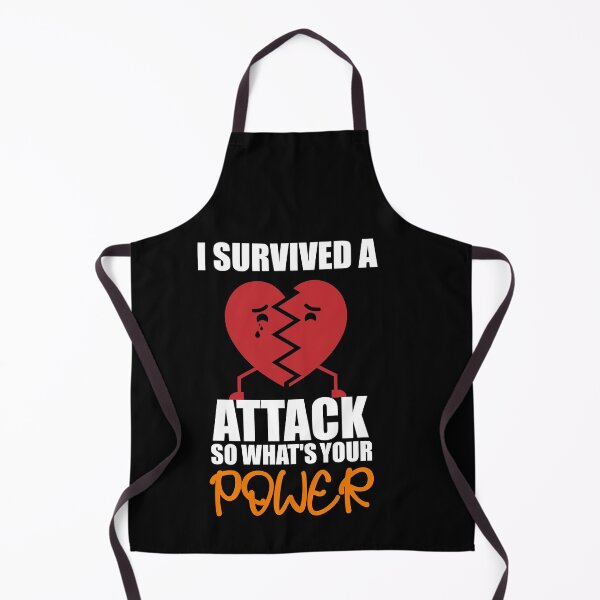 Item preview, I Survived A Heart Attack So what's your power, heart disease awareness, Open Heart Surgery Heart Transplant designed and sold by comeonyassine21.