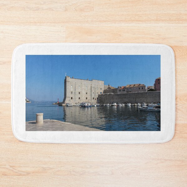 Item preview, Dubrovnik harbour by the maritime museum and city walls, a UNESCO World Heritage Site, Croatia designed and sold by SnapTPhotograph.