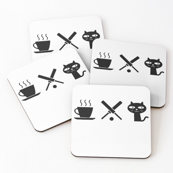 Item preview, Coffee. Cats. Cricket designed and sold by TheGreenGoat.