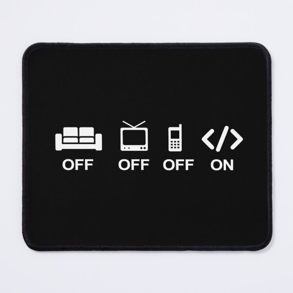 coding routine design for developers . Mouse Pad