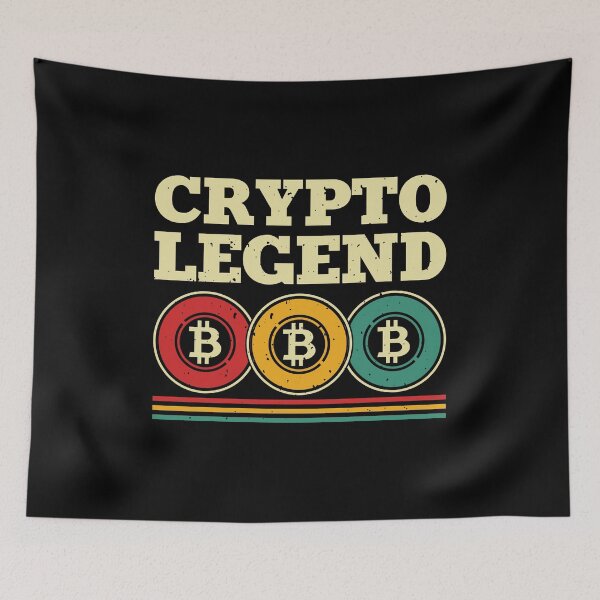 Item preview, Crypto Legend | Funny Bitcoin Lovers designed and sold by simplife-art.