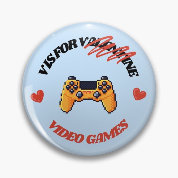 Item preview, V is for Video Games designed and sold by RoamingSonaa.