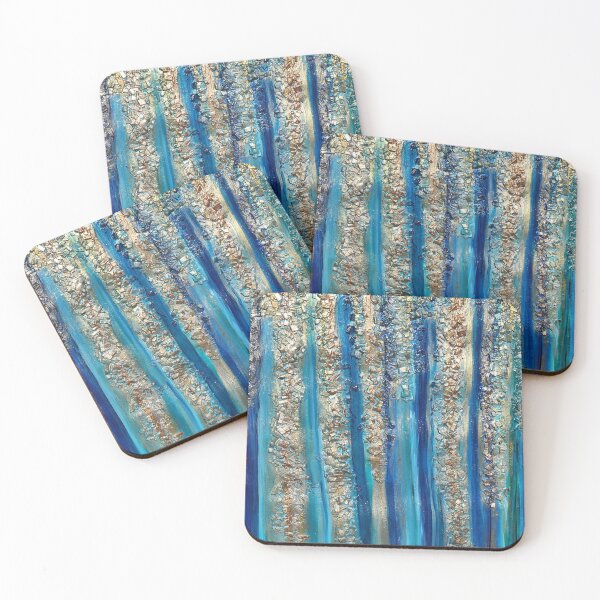 Item preview, Gold wrapped in blue artwork design designed and sold by Elamcreations.