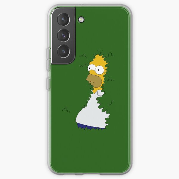 Homer in den Büschen Samsung Galaxy Flexible Hülle