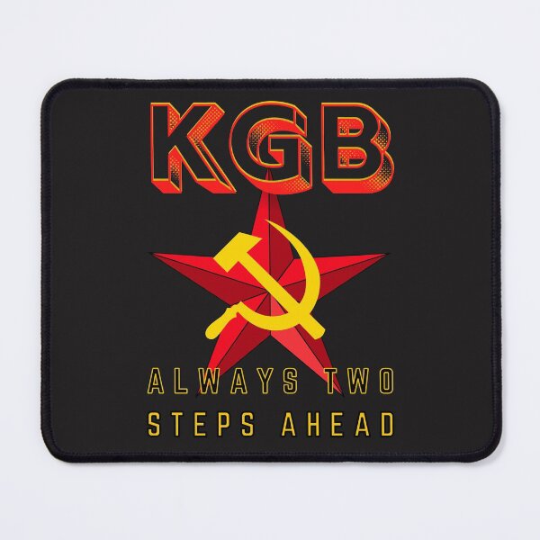 Item preview, KGB Always Two Steps Ahead Soviet Union Red Star USSR Hummer & Sickle  designed and sold by LGbubble.