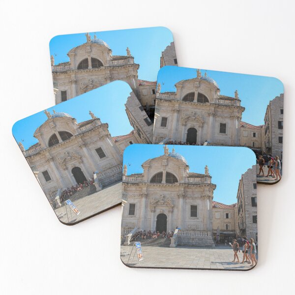 Item preview, The Church of Saint Blaise and Orlando's Column in Dubrovnik's old town, Croatia designed and sold by SnapTPhotograph.