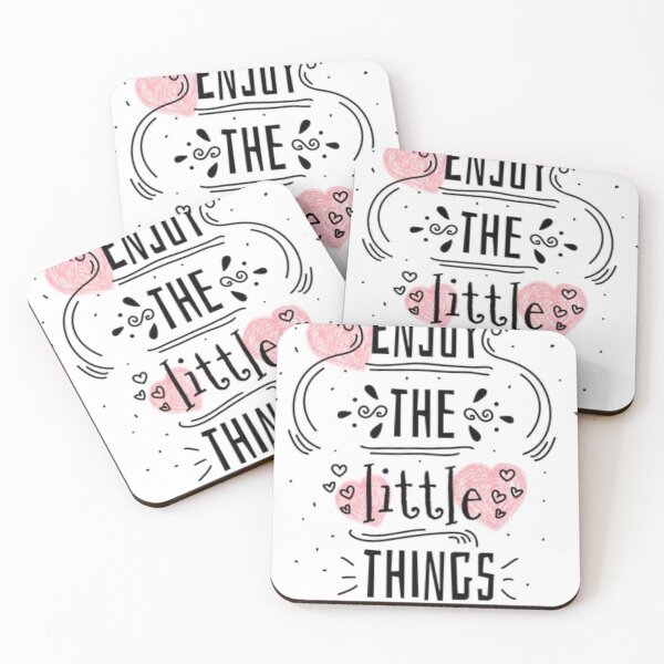 Item preview, Enjoy the little things in life love cute heart designed and sold by RashidaHanaart.