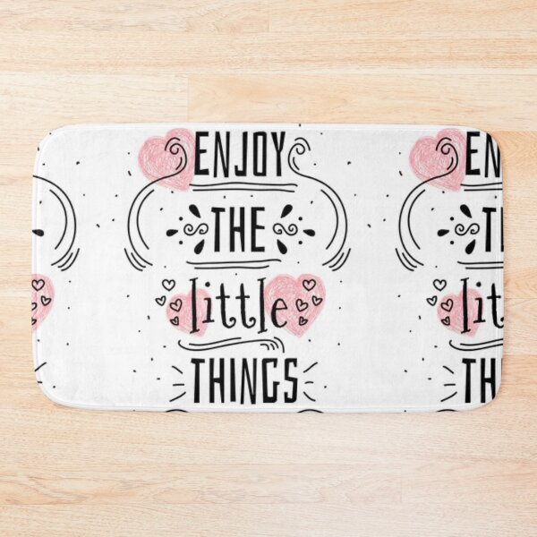 Item preview, Enjoy the little things in life love cute heart designed and sold by RashidaHanaart.