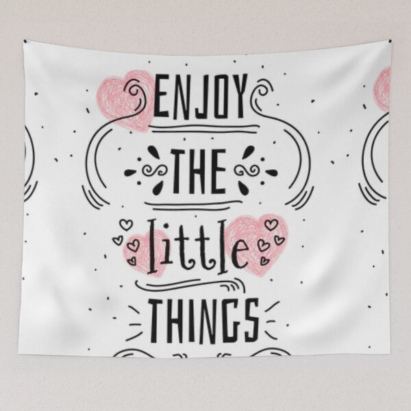 Item preview, Enjoy the little things in life love cute heart designed and sold by RashidaHanaart.