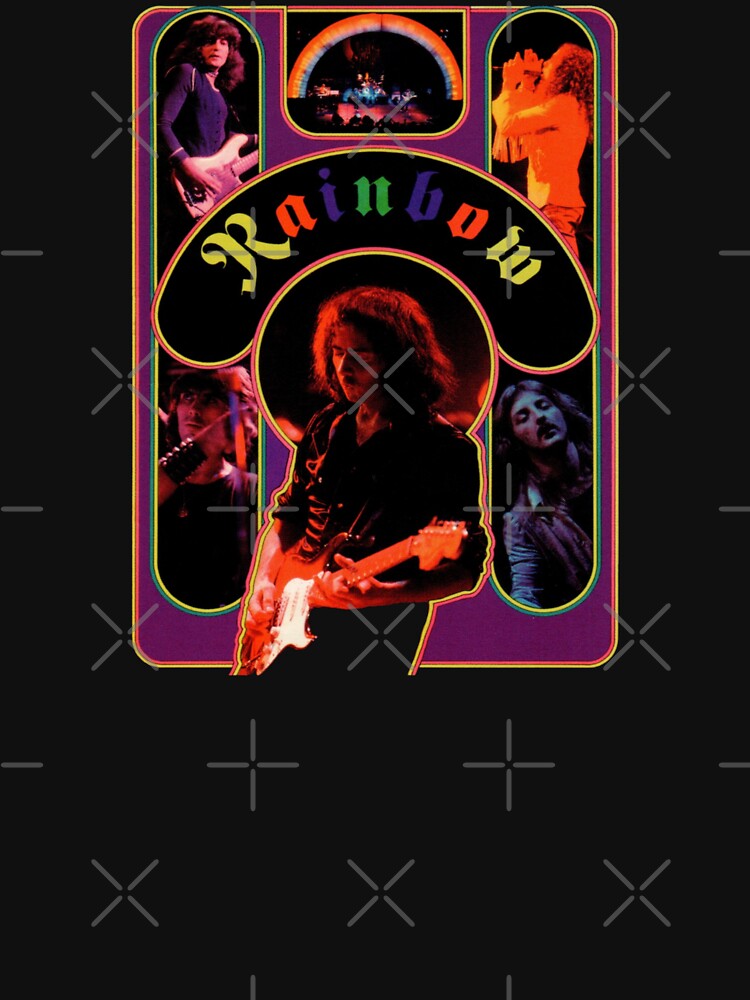 "Rainbow In The 70s A Light In The Black" Tshirt for Sale by