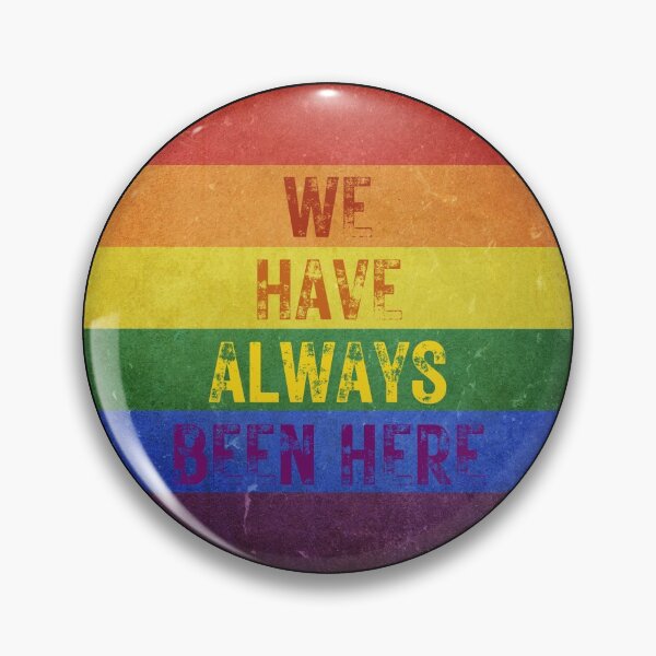 Item preview, WE HAVE ALWAYS BEEN HERE PRIDE FLAG designed and sold by Mercurial Merkaba.