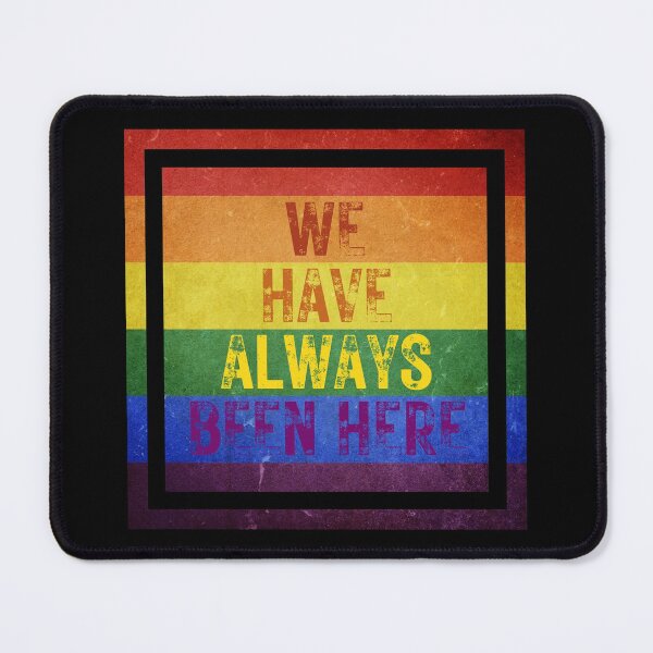 Item preview, WE HAVE ALWAYS BEEN HERE PRIDE FLAG designed and sold by Mercurial Merkaba.