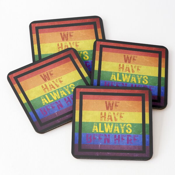 Item preview, WE HAVE ALWAYS BEEN HERE PRIDE FLAG designed and sold by Mercurial Merkaba.