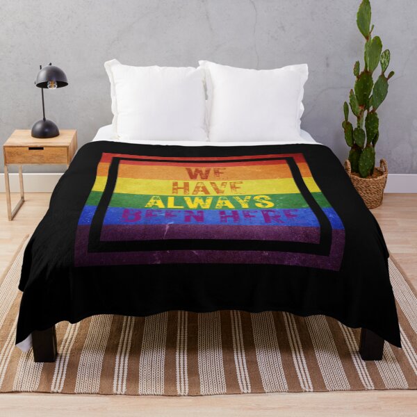 Item preview, WE HAVE ALWAYS BEEN HERE PRIDE FLAG designed and sold by Mercurial Merkaba.