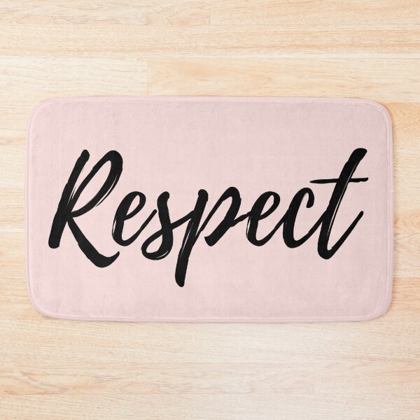 Item preview, Respect - Pink Background  designed and sold by ActionFocus.