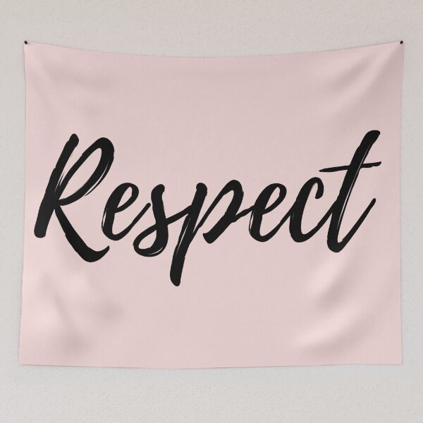 Item preview, Respect - Pink Background  designed and sold by ActionFocus.