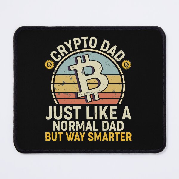 Item preview, Crypto Dad Just Like A Normal Dad But Way Smarter | Funny Bitcoin Lovers designed and sold by simplife-art.